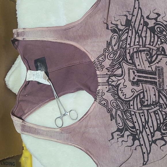 HarleyDavidson Tops Harley Davidson Womens Grey Tank Top Xxl W